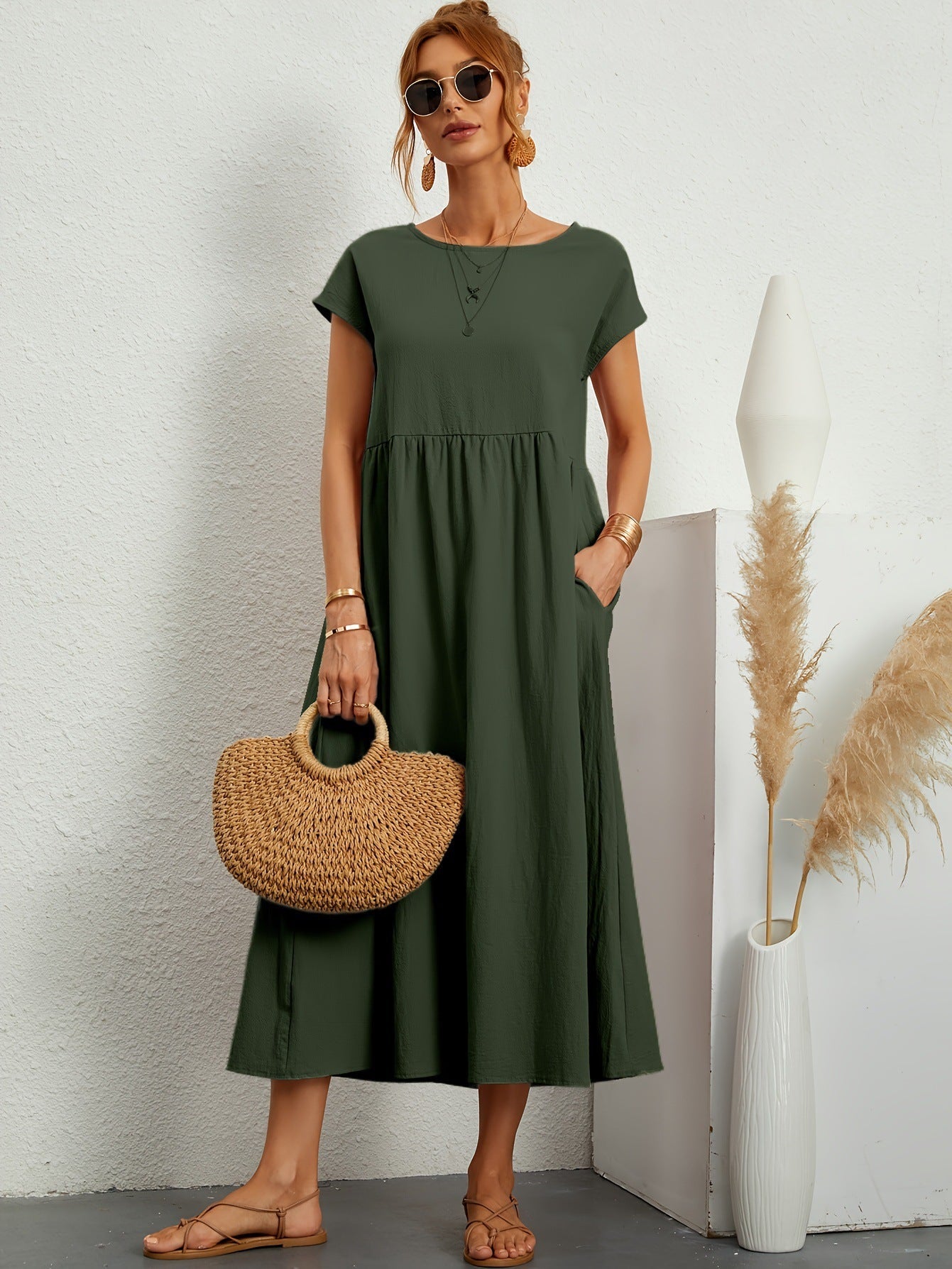 Robe longue fluide — vue 11