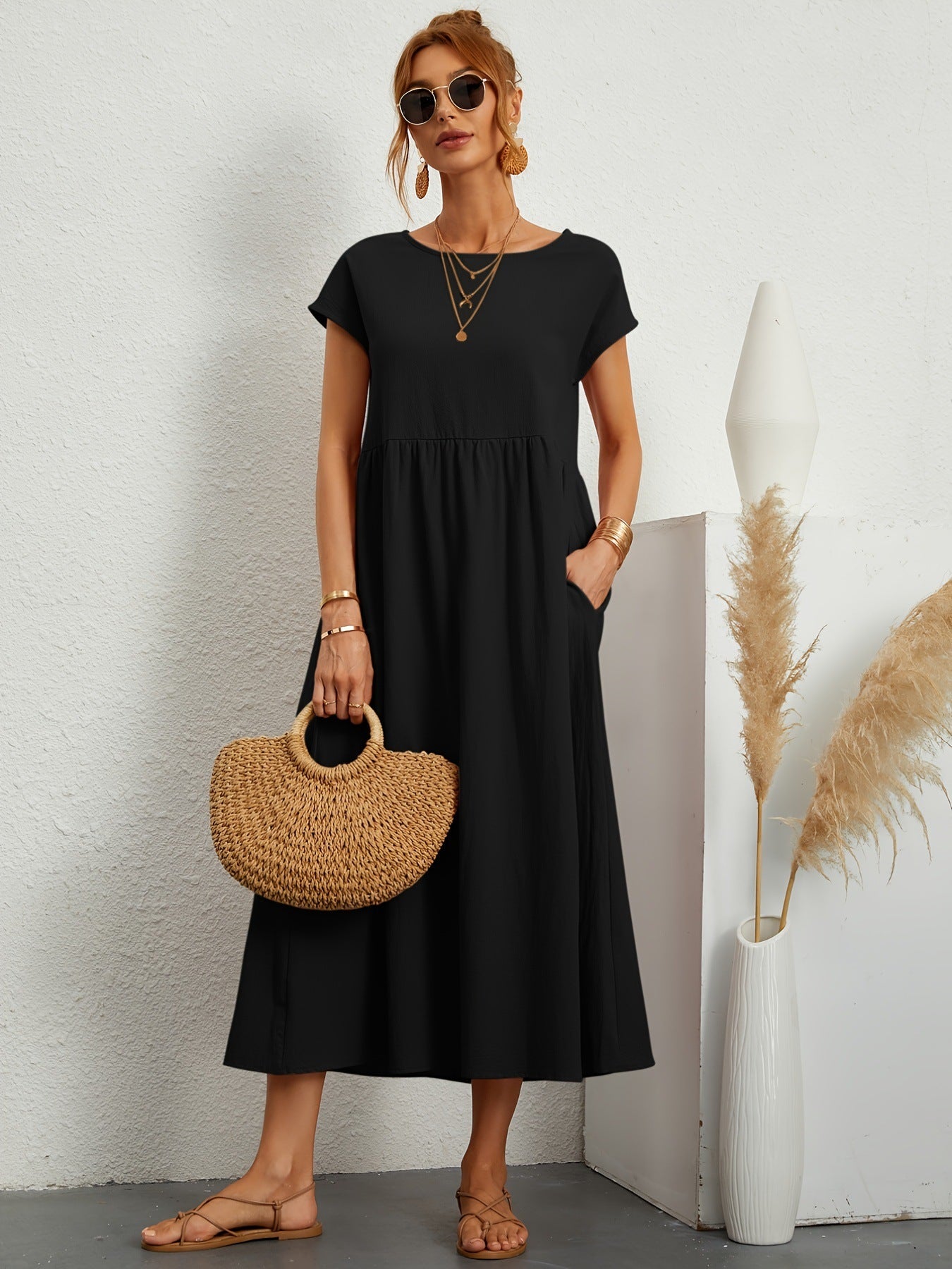 Robe longue fluide — vue 4