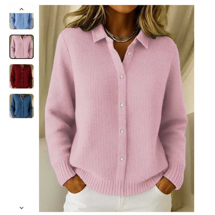 Chemise maille texturée boutonnée — vue 7