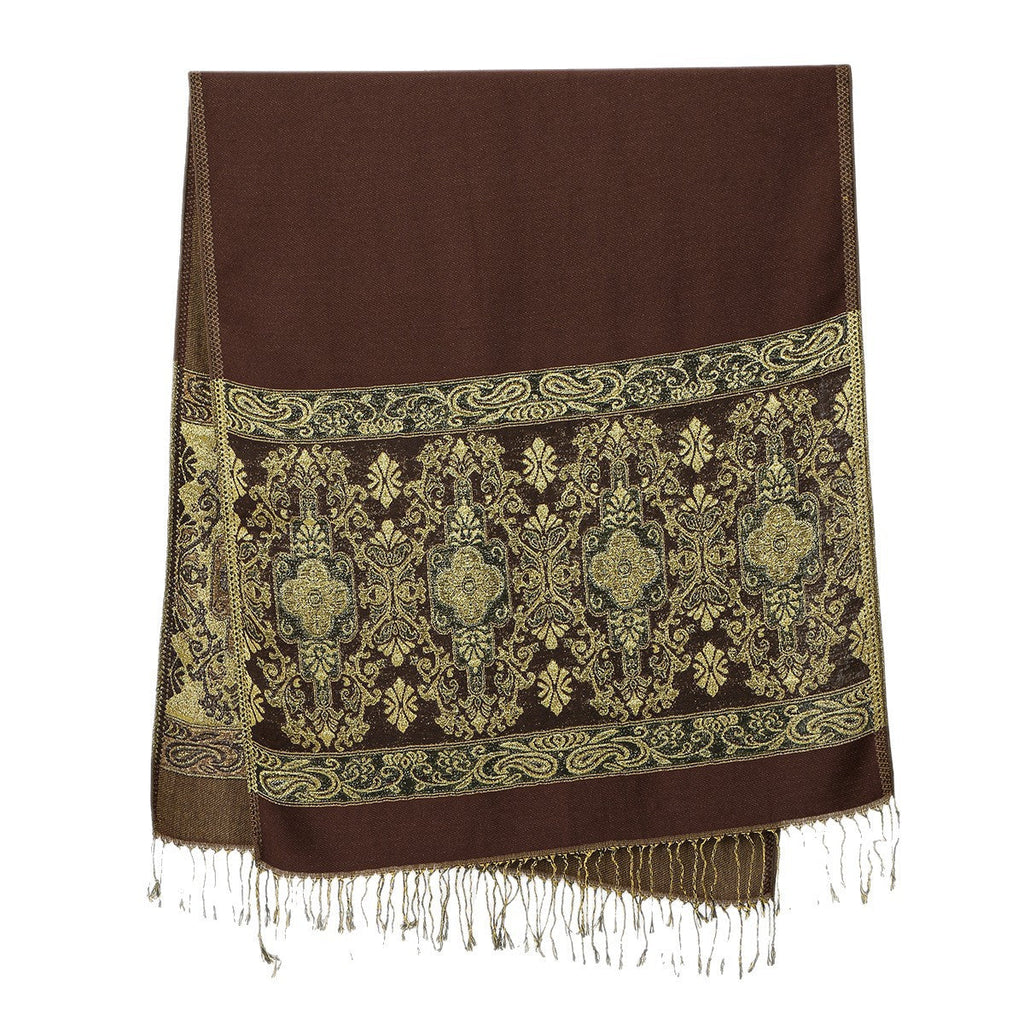 Châle oversize à motifs — vue 5