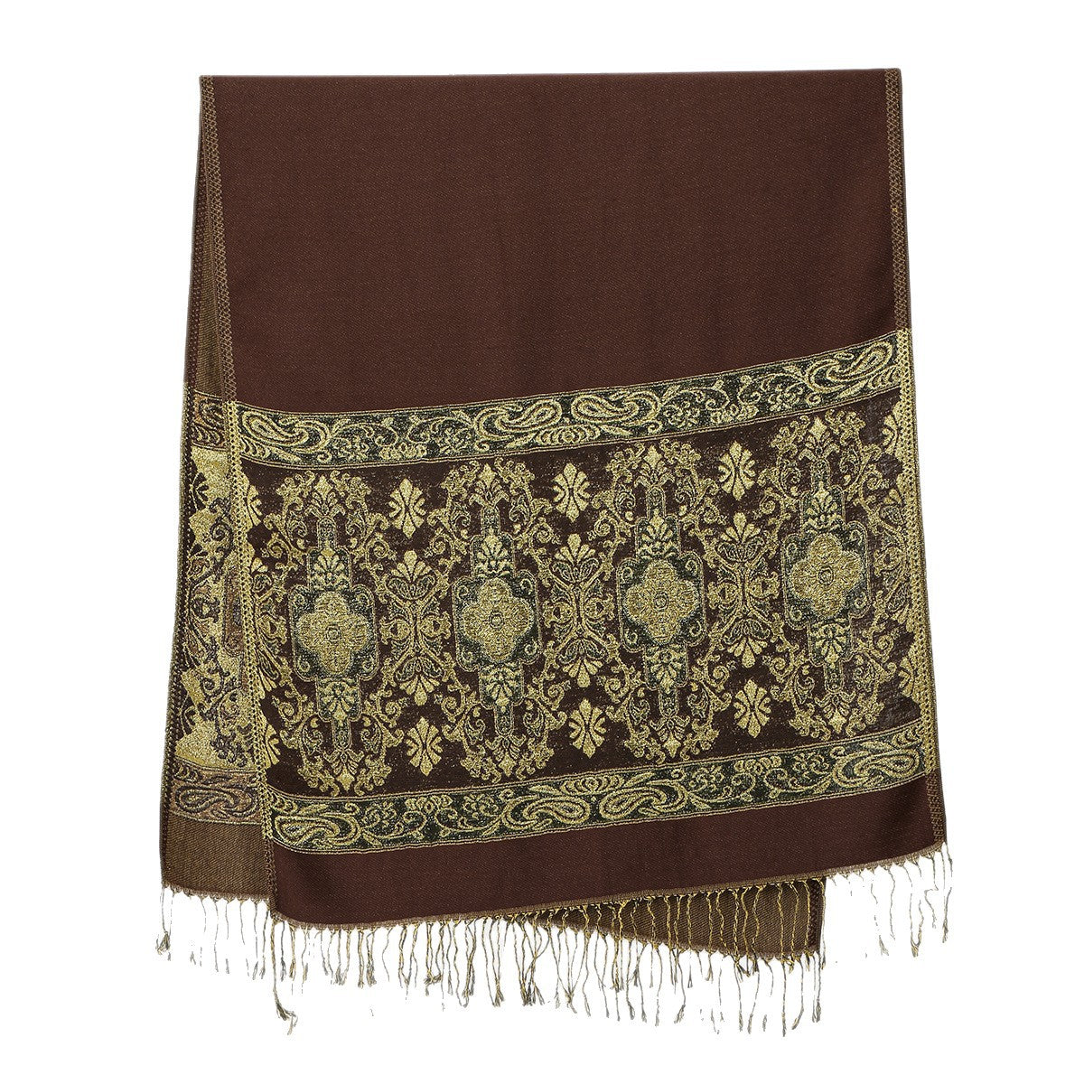 Châle oversize à motifs — vue 5