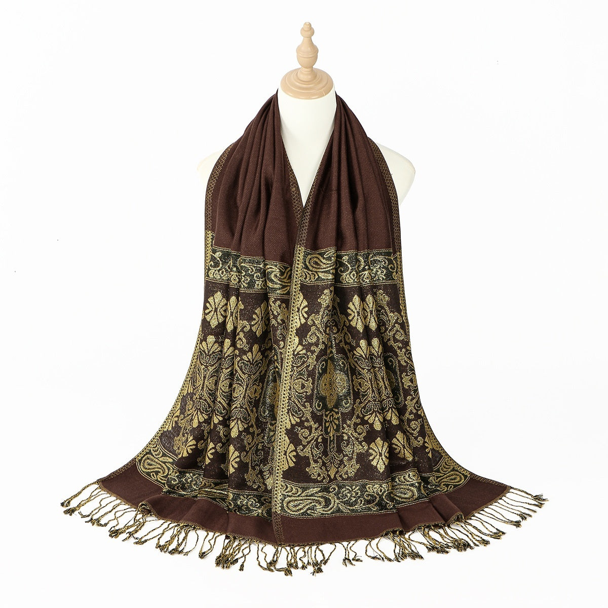 Châle oversize à motifs — vue 11