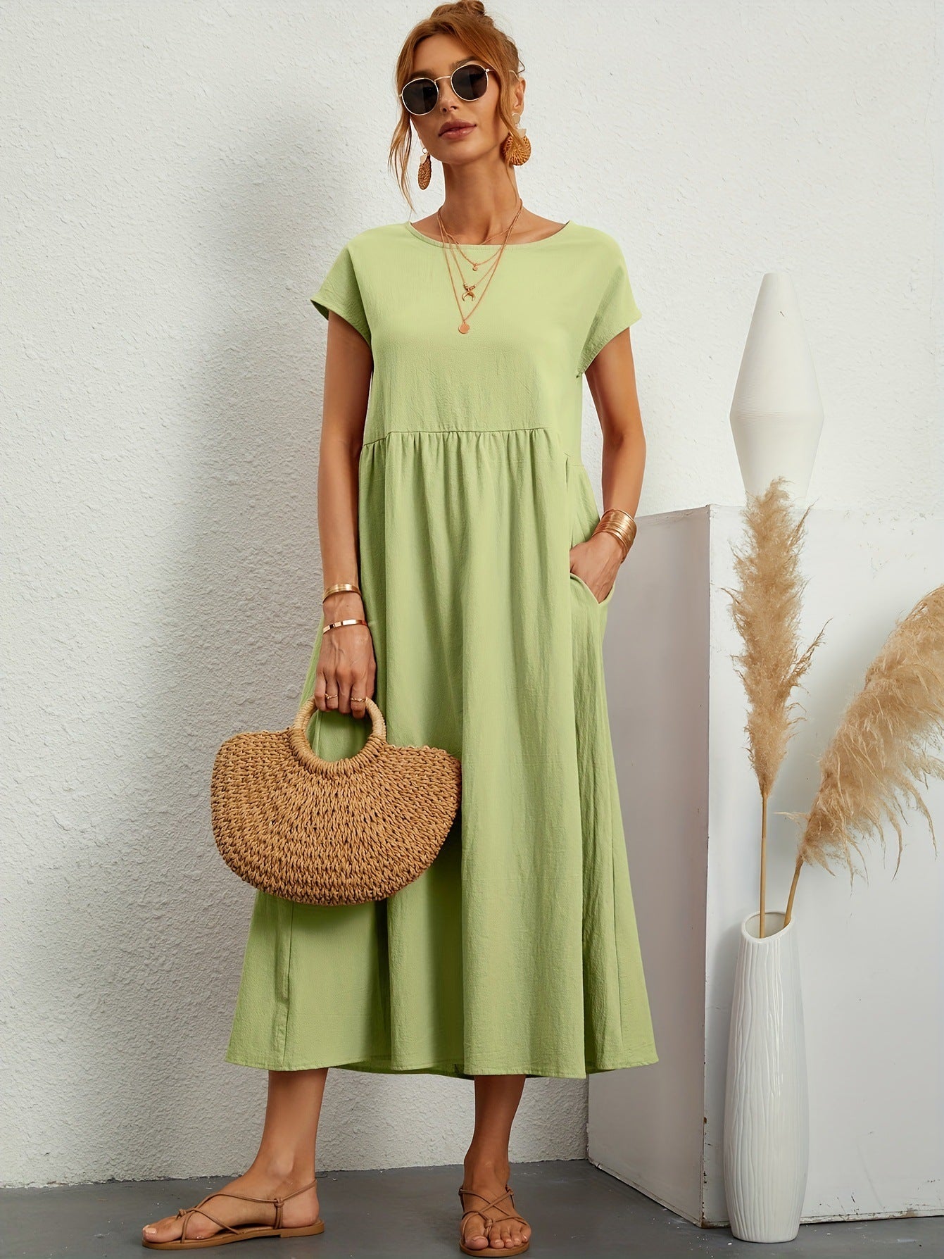 Robe longue fluide — vue 13