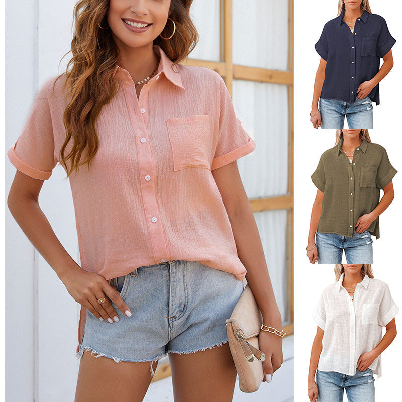Chemise décontractée à manches courtes — vue 3